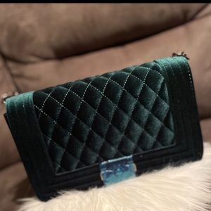 SUEDE RELAX PURSE GREEN
